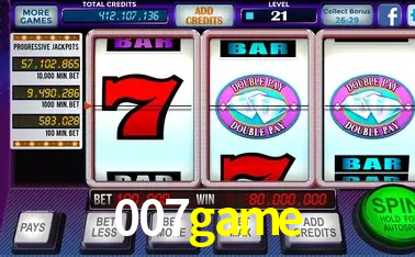 Descubra o Mundo do Cassino Online com 007game